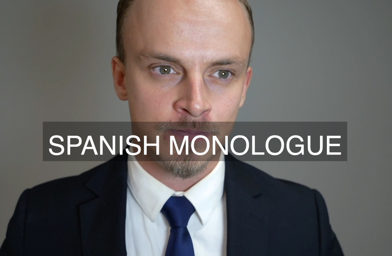 Juho Kuusamo acting in Spanish